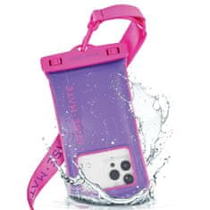 case-mate Case-Mate Vodoodporna plavajoča torbica - Vodoodporna torbica za pametne telefone do 6,7" (Purple Paradise)