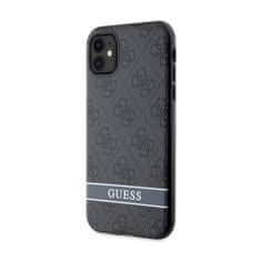 Guess Guess 4G Printed Stripe - Ohišje za iPhone 11 / iPhone XR (sivo)