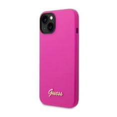 Guess Guess Silikonski ovitek Vintage - iPhone 14 (fuksija)