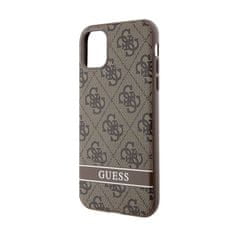 Guess Guess 4G Printed Stripe - Ohišje za iPhone 11 / iPhone XR (rjavo)