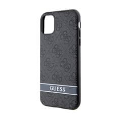 Guess Guess 4G Printed Stripe - Ohišje za iPhone 11 / iPhone XR (sivo)