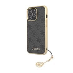 Guess Kolekcija Guess 4G Charms - Ohišje za iPhone 14 Pro (sivo)