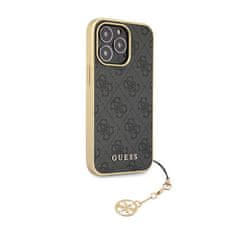 Guess Kolekcija Guess 4G Charms - Ohišje za iPhone 14 Pro Max (sivo)