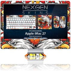 Inny Nexgen Skins - Komplet kož za ohišje iMac 27" s 3D učinkom (Iron Eagle 3D)