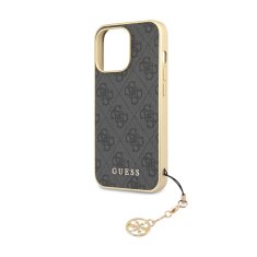 Guess Kolekcija Guess 4G Charms - Ohišje za iPhone 14 Pro (sivo)