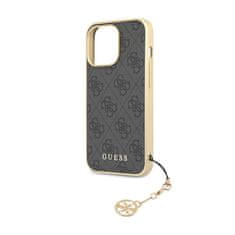 Guess Kolekcija Guess 4G Charms - Ohišje za iPhone 14 Pro Max (sivo)