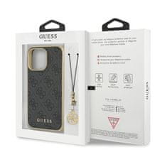 Guess Kolekcija Guess 4G Charms - Ohišje za iPhone 14 Pro Max (sivo)