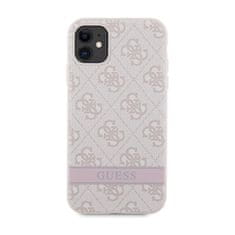 Guess Guess 4G Printed Stripe - Ohišje za iPhone 11 / iPhone XR (roza)