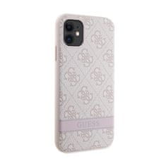 Guess Guess 4G Printed Stripe - Ohišje za iPhone 11 / iPhone XR (roza)