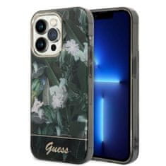 Guess Guess Jungle Case - Ohišje za iPhone 14 Pro (zeleno)