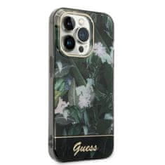 Guess Guess Jungle Case - Ohišje za iPhone 14 Pro (zeleno)