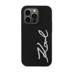 Karl Lagerfeld Karl Lagerfeld Silicone Signature - ohišje za iPhone 11 (črno)