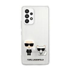 Karl Lagerfeld Karl Lagerfeld Ikonik &amp; Choupette - Ohišje za Samsung A53 (prozorno)