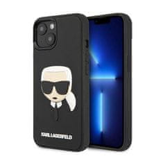 Karl Lagerfeld Karl Lagerfeld 3D Rubber Karl`s Head - Ohišje za iPhone 14 (črno)