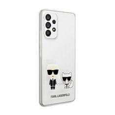 Karl Lagerfeld Karl Lagerfeld Ikonik &amp; Choupette - Ohišje za Samsung A53 (prozorno)