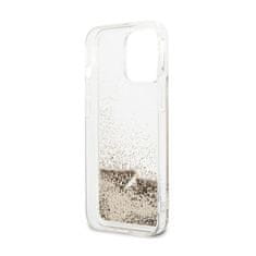 Guess Guess Liquid Glitter Charms - Ohišje za iPhone 13 Pro Max (zlato)