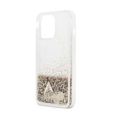 Guess Guess Liquid Glitter Charms - Ohišje za iPhone 13 Pro Max (zlato)