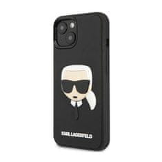 Karl Lagerfeld Karl Lagerfeld 3D Rubber Karl`s Head - Ohišje za iPhone 14 (črno)