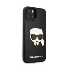 Karl Lagerfeld Karl Lagerfeld 3D Rubber Karl`s Head - Ohišje za iPhone 14 (črno)