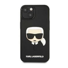 Karl Lagerfeld Karl Lagerfeld 3D Rubber Karl`s Head - Ohišje za iPhone 14 (črno)