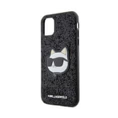 Karl Lagerfeld Karl Lagerfeld NFT Glitter Choupette Patch - etui za iPhone 11 (črno)