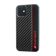 Audi Audi Carbon Fiber Stripe - Ohišje za iPhone 12 / iPhone 12 Pro (črno)