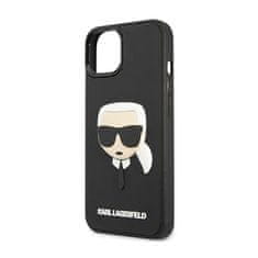 Karl Lagerfeld Karl Lagerfeld 3D Rubber Karl`s Head - Ohišje za iPhone 14 (črno)