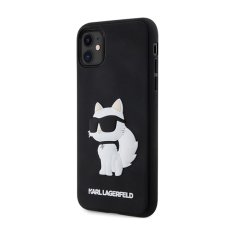 Karl Lagerfeld Karl Lagerfeld 3D gumijasto ohišje NFT Choupette - ohišje za iPhone 11 (črno)