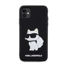 Karl Lagerfeld Karl Lagerfeld 3D gumijasto ohišje NFT Choupette - ohišje za iPhone 11 (črno)