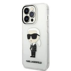 Karl Lagerfeld Karl Lagerfeld IML NFT Ikonik - Ohišje za iPhone 14 Pro (prozorno)