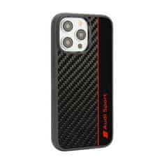 Audi Audi Carbon Fiber Stripe - Ohišje za iPhone 14 Pro (črno)