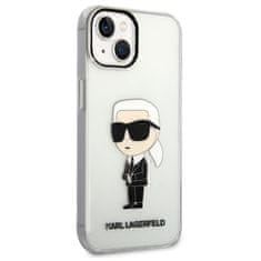 Karl Lagerfeld Karl Lagerfeld IML NFT Ikonik - Ohišje za iPhone 14 (prozorno)