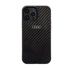 NEW Audi Carbon Fiber - Ohišje za iPhone 14 Pro (črno)