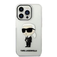 Karl Lagerfeld Karl Lagerfeld IML NFT Ikonik - Ohišje za iPhone 14 Pro (prozorno)