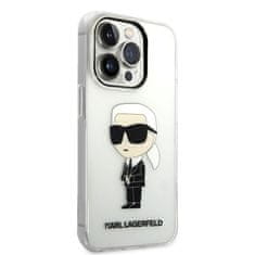 Karl Lagerfeld Karl Lagerfeld IML NFT Ikonik - Ohišje za iPhone 14 Pro (prozorno)