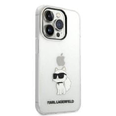 Karl Lagerfeld Karl Lagerfeld IML NFT Choupette - Ohišje za iPhone 14 Pro Max (prozorno)