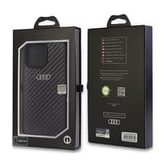 NEW Audi Carbon Fiber - Ohišje za iPhone 14 Pro (črno)