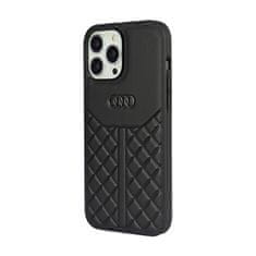 Audi Audi originalno usnje - ohišje za iPhone 13 Pro Max (črno)