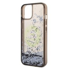 Karl Lagerfeld Karl Lagerfeld Liquid Glitter Round RSG Logo Case - Ohišje za iPhone 14 Plus (črno)