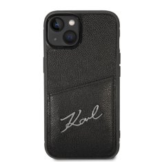 Karl Lagerfeld Karl Lagerfeld Signature Logo Cardslot - ohišje za iPhone 14 (črno)