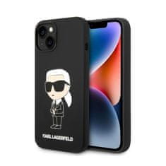 Karl Lagerfeld Karl Lagerfeld Silikonski etui NFT Ikonik - iPhone 14 (črn)