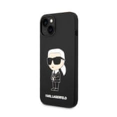 Karl Lagerfeld Karl Lagerfeld Silikonski etui NFT Ikonik - iPhone 14 Plus (črn)