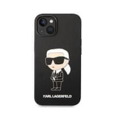 Karl Lagerfeld Karl Lagerfeld Silikonski etui NFT Ikonik - iPhone 14 (črn)