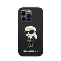 Karl Lagerfeld Karl Lagerfeld Silikonski etui NFT Ikonik - iPhone 14 Pro (črn)