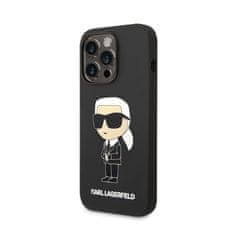 Karl Lagerfeld Karl Lagerfeld Silikonski etui NFT Ikonik - iPhone 14 Pro (črn)