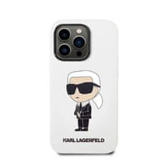 Karl Lagerfeld Karl Lagerfeld Silikonsko ohišje NFT Ikonik - iPhone 14 Pro Max (belo)