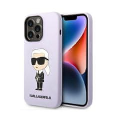 Karl Lagerfeld Karl Lagerfeld Silikonsko ohišje NFT Ikonik - iPhone 14 Pro Max (vijolično)