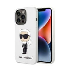 Karl Lagerfeld Karl Lagerfeld Silikonsko ohišje NFT Ikonik - iPhone 14 Pro Max (belo)