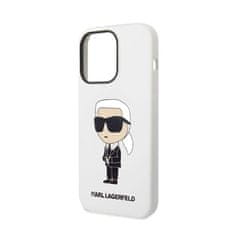 Karl Lagerfeld Karl Lagerfeld Silikonsko ohišje NFT Ikonik - iPhone 14 Pro Max (belo)