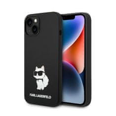 Karl Lagerfeld Karl Lagerfeld Silikonski ovitek NFT Choupette - iPhone 14 Plus (črn)